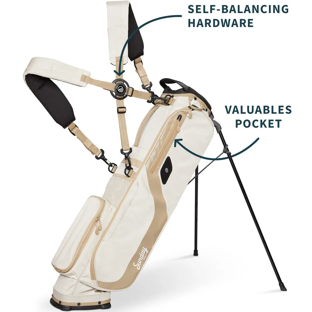Sunday Golf El Camino Stand Bag - Toasted Almond, Golf mat for home, TaylorMade Stealth driver