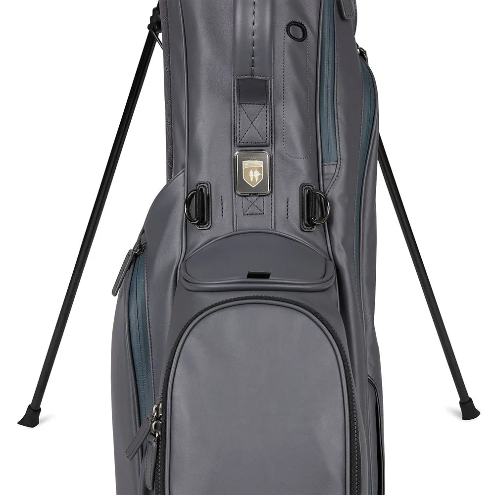 Titleist Links Legend Members Stand Bag - Charcoal, Golf cart bag with 14 dividers, Low spin golf driver, Golf hitting mat