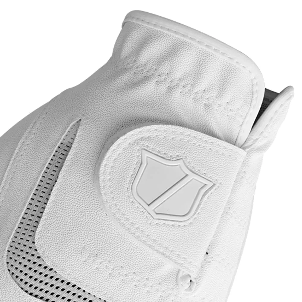 Wilson Ladies Grip Plus Cabretta Leather Golf Glove - White, Adjustable golf driver