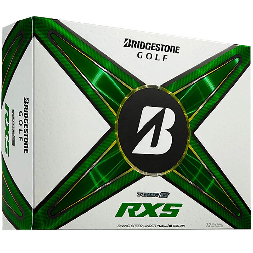 Bridgestone TOUR B RXS Golf Balls - White - 12 Pack, Novelty golf head covers, Cobra AeroJet driver, Golf shaft flex chart