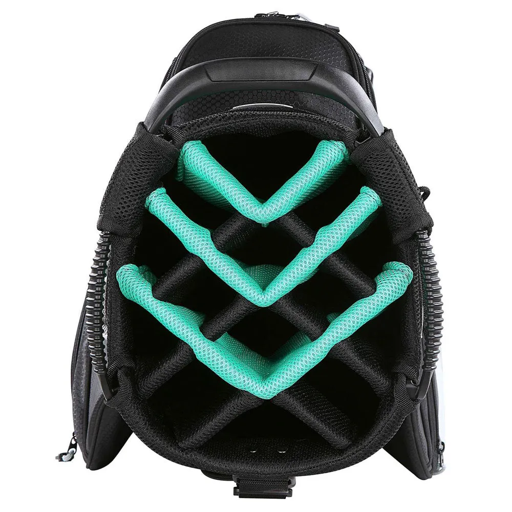 MacGregor Principal 10" Cart Bag - Cool Mint/Grey, Golf cart cup holder