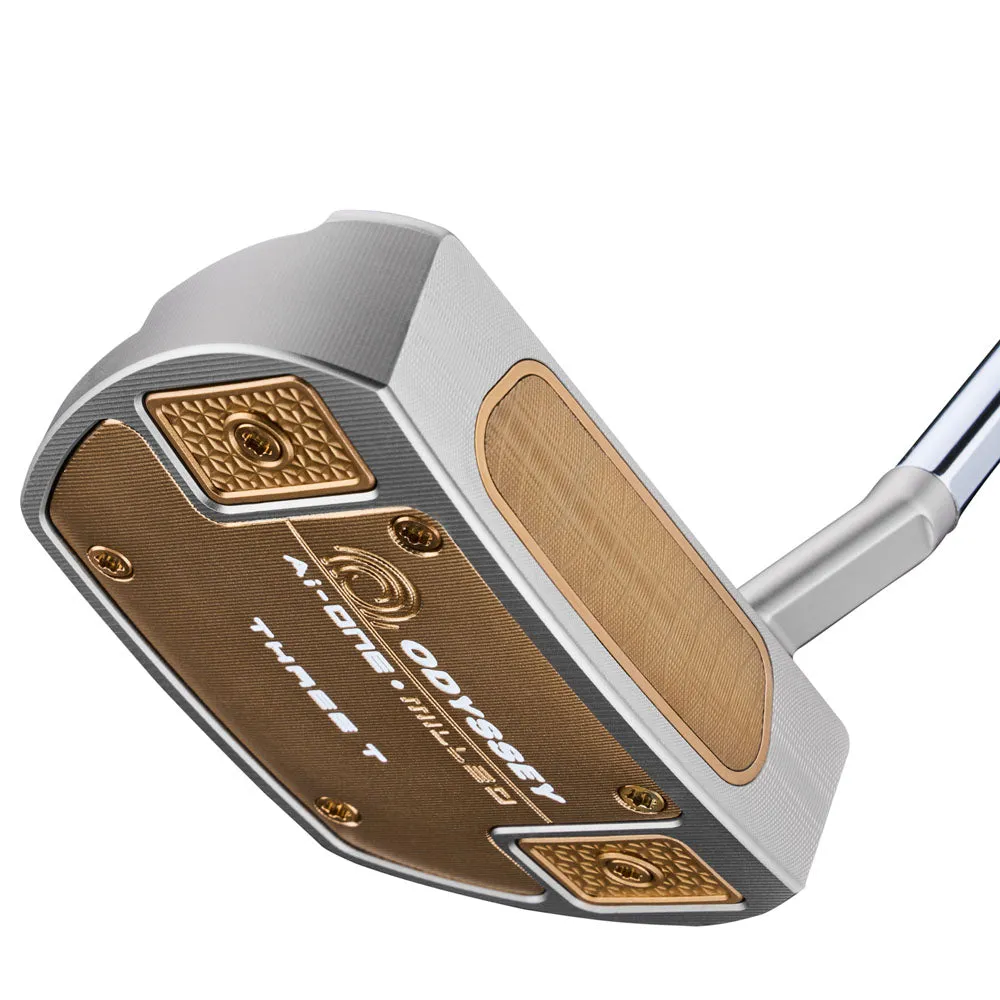 Odyssey Ai-One Milled Silver Putter - Three T Slant, Best golf irons, Recycled golf balls, Golf scorecard holder