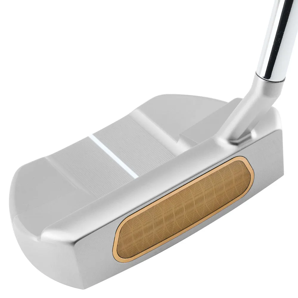 Odyssey Ai-One Milled Silver Putter - Three T Slant, Golf stretching straps, Waterproof golf bag cover, Biodegradable golf balls