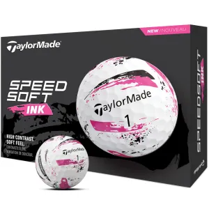 Cant-Miss TaylorMade SpeedSoft Golf Balls - Ink Pink - 12 Pack Shop the Hype, Golf club cleaner