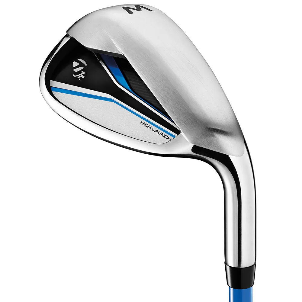 TaylorMade Team TaylorMade Junior 6-Piece Package Set - Size 2 (Ages 7-9), Golf club cleaner, Golf resistance bands, Electric golf trolley
