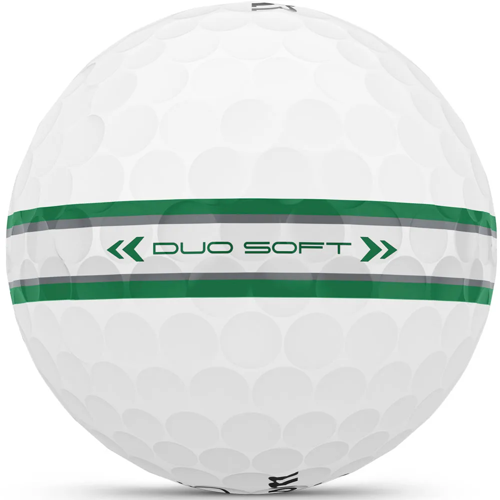 Wilson Staff Duo Soft Golf Balls - TRK360 Green - 12 Pack, Golf stretching straps, Golf wedges 52 degree, Personalized golf balls