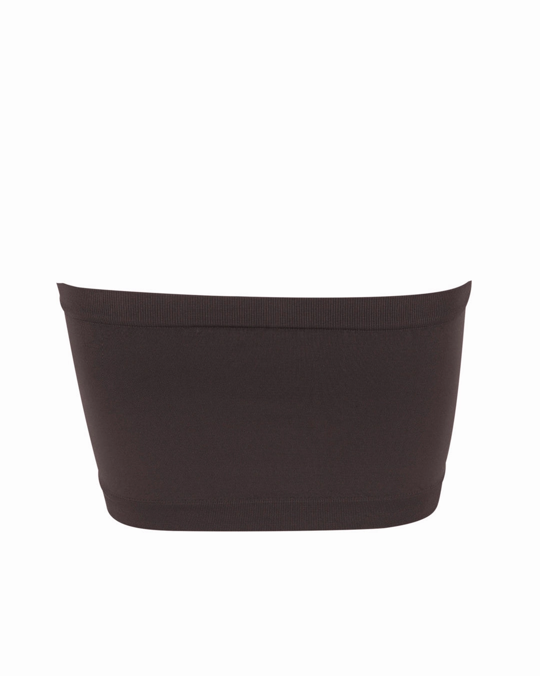 CAPTIVATING Bandeau Bra Top | Chocolate Brown