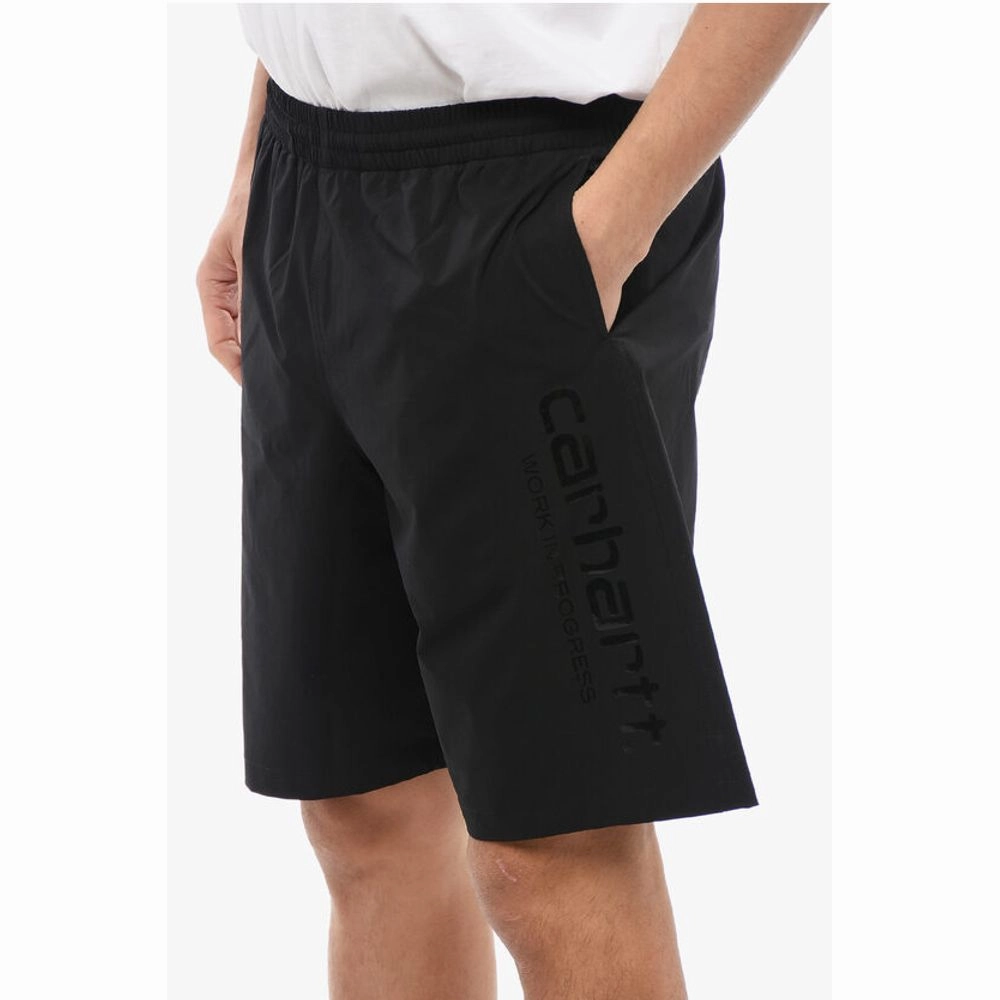 Carhartt Wip Solid Color BRAME Swim Shorts with Tone on Tone Men's Logo