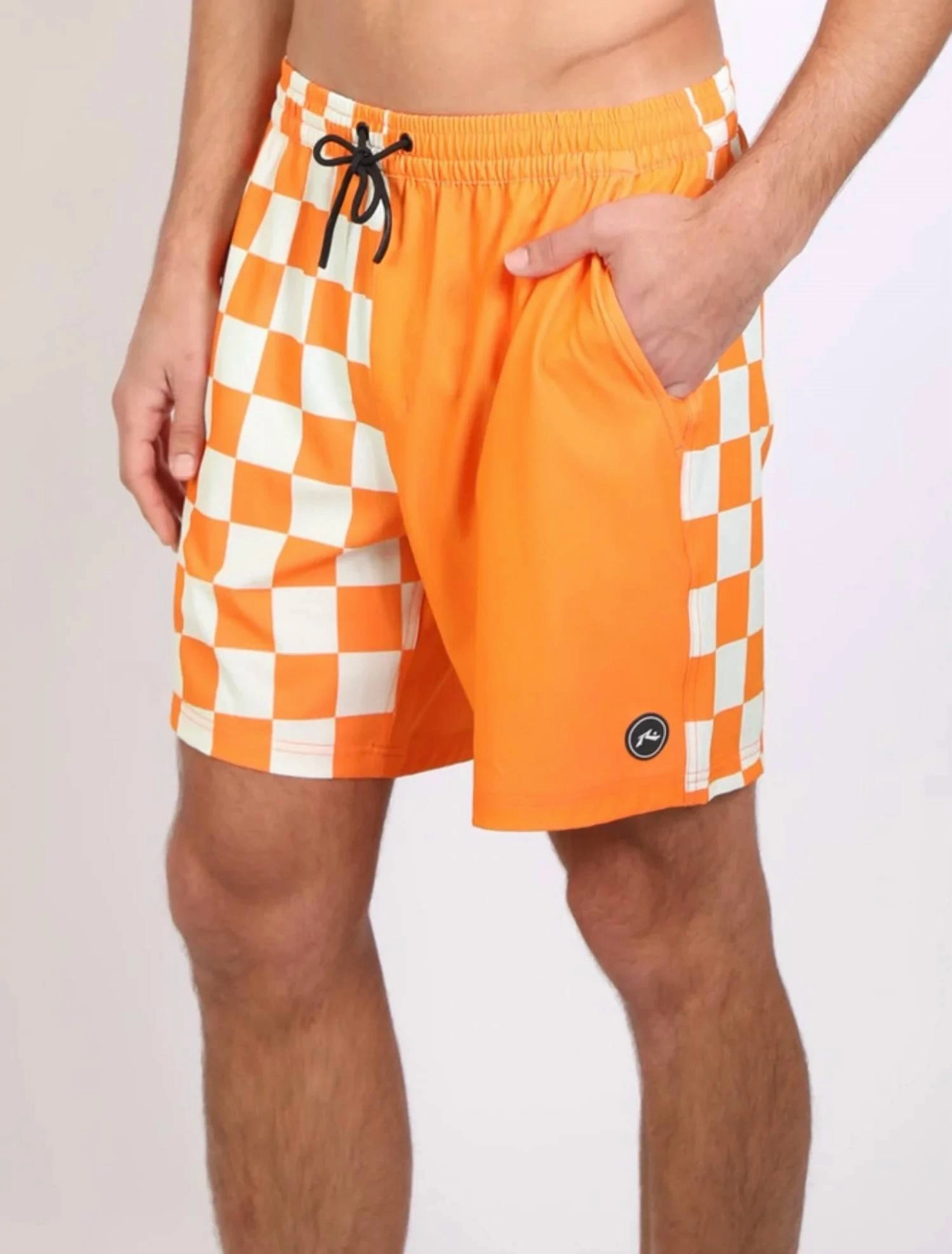 Checkmate Elastic Walkshort In Orange