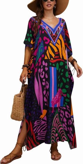 CHERRY CAT Beach Dress Swim Cover Up Summer Dress Swimwear Cover Ups