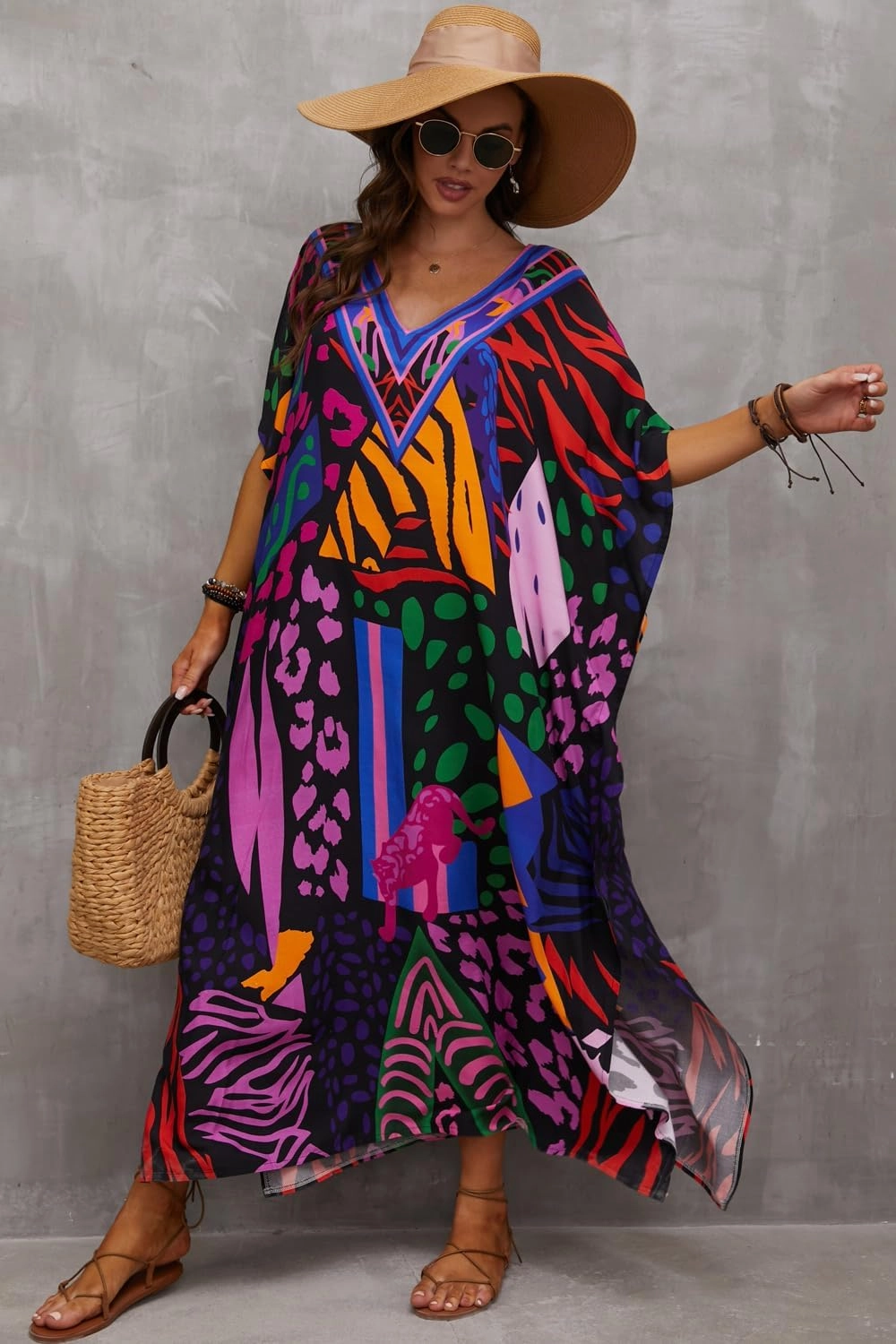 CHERRY CAT Beach Dress Swim Cover Up Summer Dress Swimwear Cover Ups