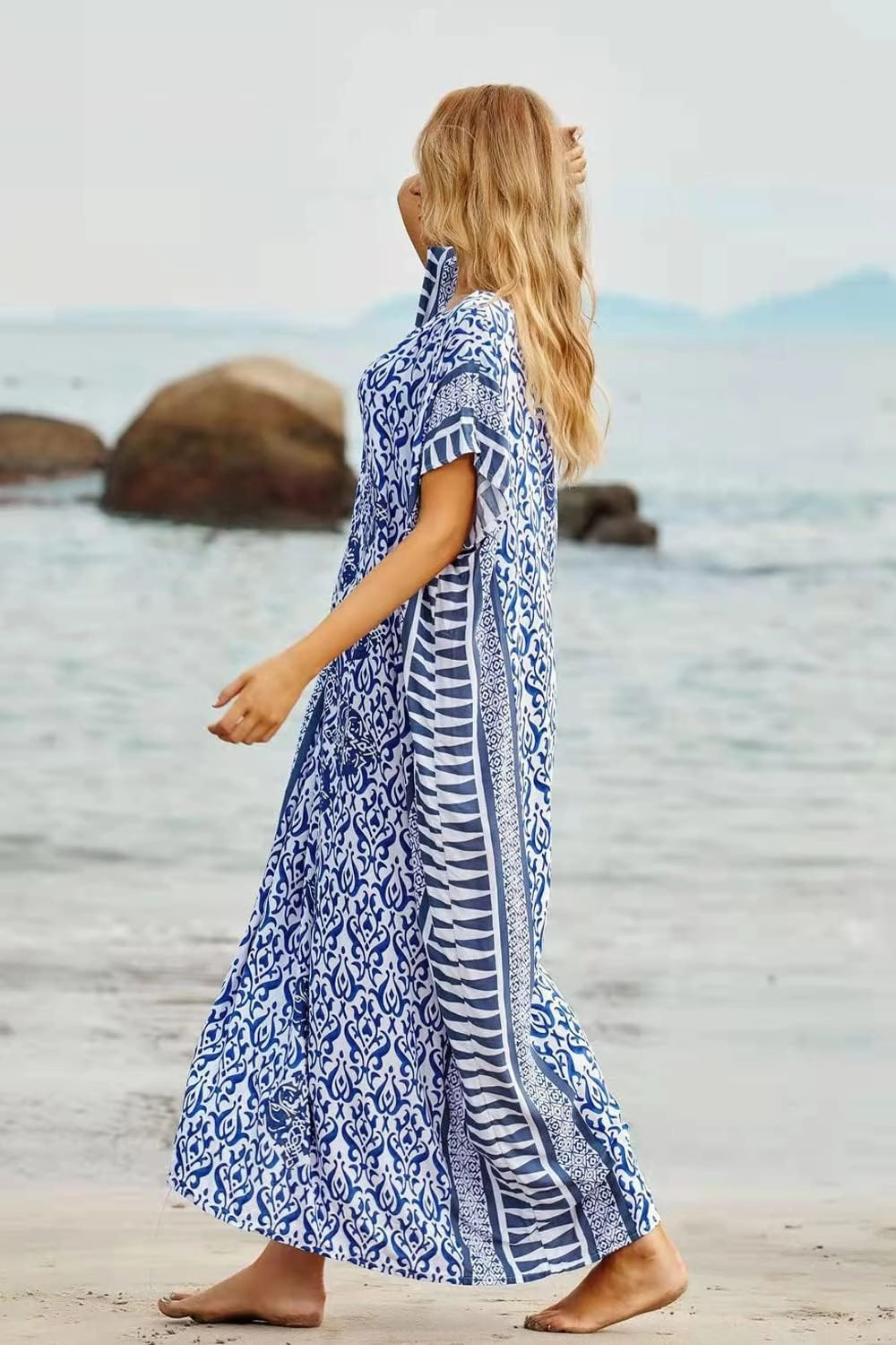 CHERRY CAT Beach Dress Swim Cover Up Summer Dress Swimwear Cover Ups