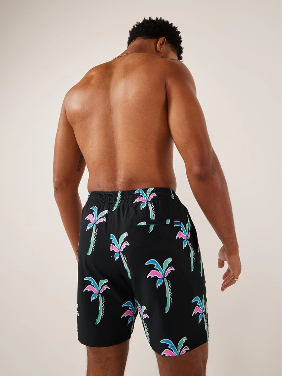 Chubbies Lined Mens Swim Trunks 7 Inch C Swim Shorts and Mens Shorts with Elastic Waist, Stretch, Boxer Brief Liner, UPF 50 