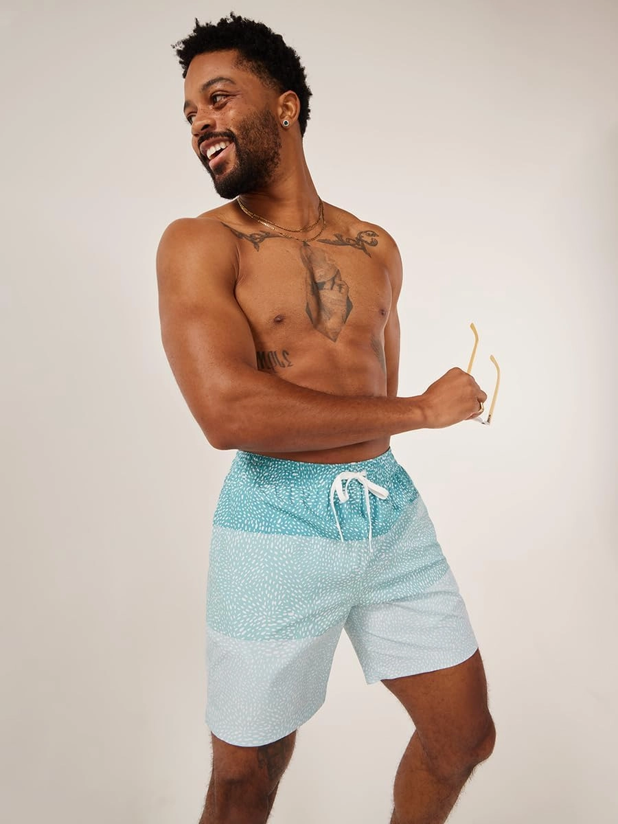 Chubbies Lined Mens Swim Trunks 7 Inch C Swim Shorts and Mens Shorts with Elastic Waist, Stretch, Boxer Brief Liner, UPF 50 
