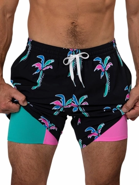 Chubbies Lined Mens Swim Trunks 7 Inch C Swim Shorts and Mens Shorts with Elastic Waist, Stretch, Boxer Brief Liner, UPF 50 