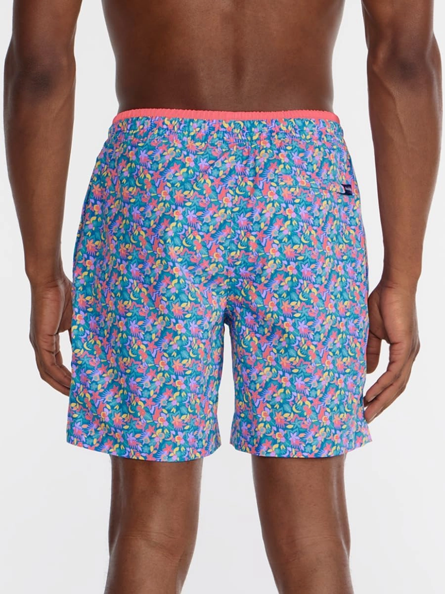 Chubbies Lined Mens Swim Trunks 7 Inch C Swim Shorts and Mens Shorts with Elastic Waist, Stretch, Boxer Brief Liner, UPF 50 