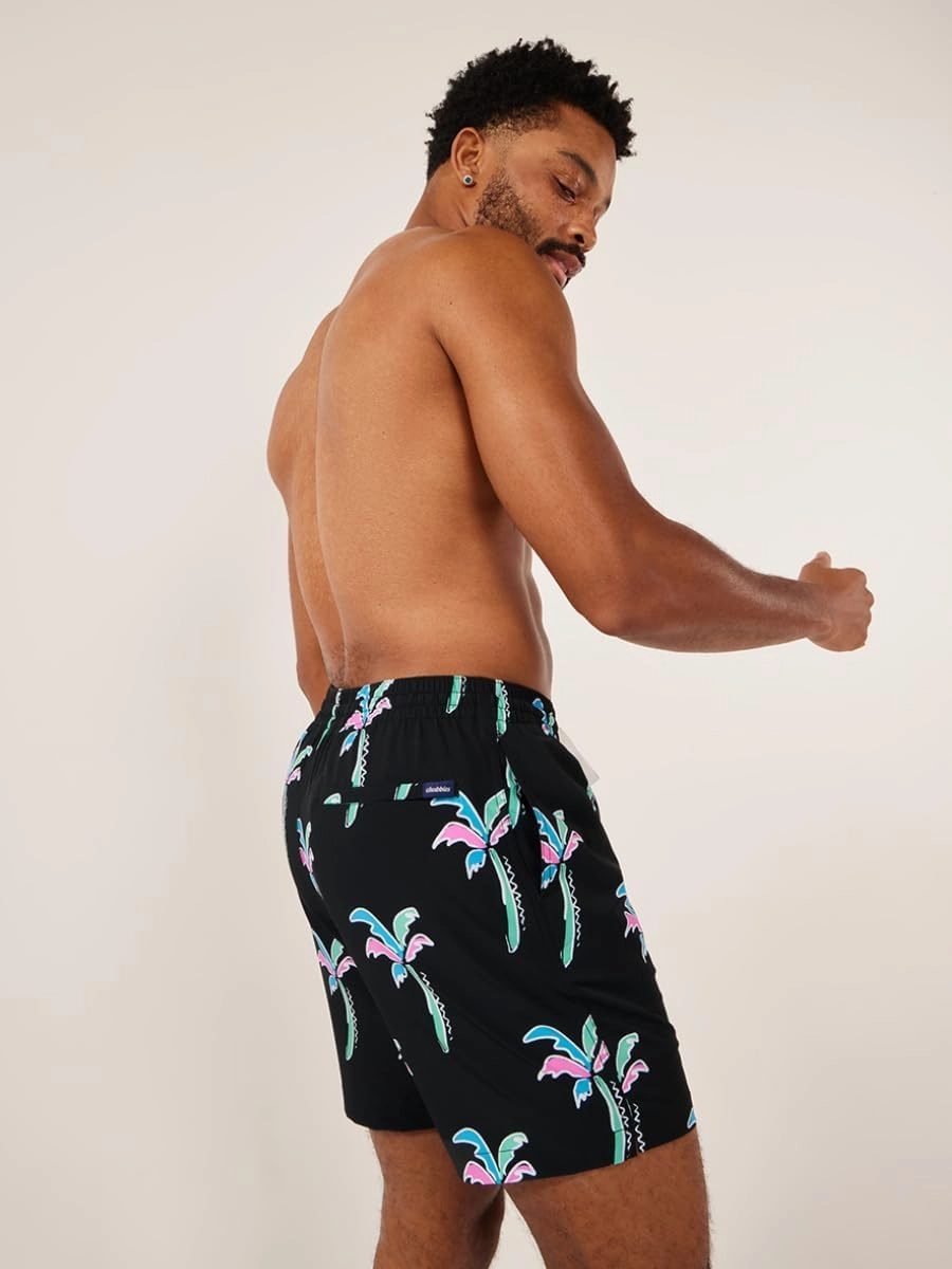 Chubbies Lined Mens Swim Trunks 7 Inch C Swim Shorts and Mens Shorts with Elastic Waist, Stretch, Boxer Brief Liner, UPF 50 