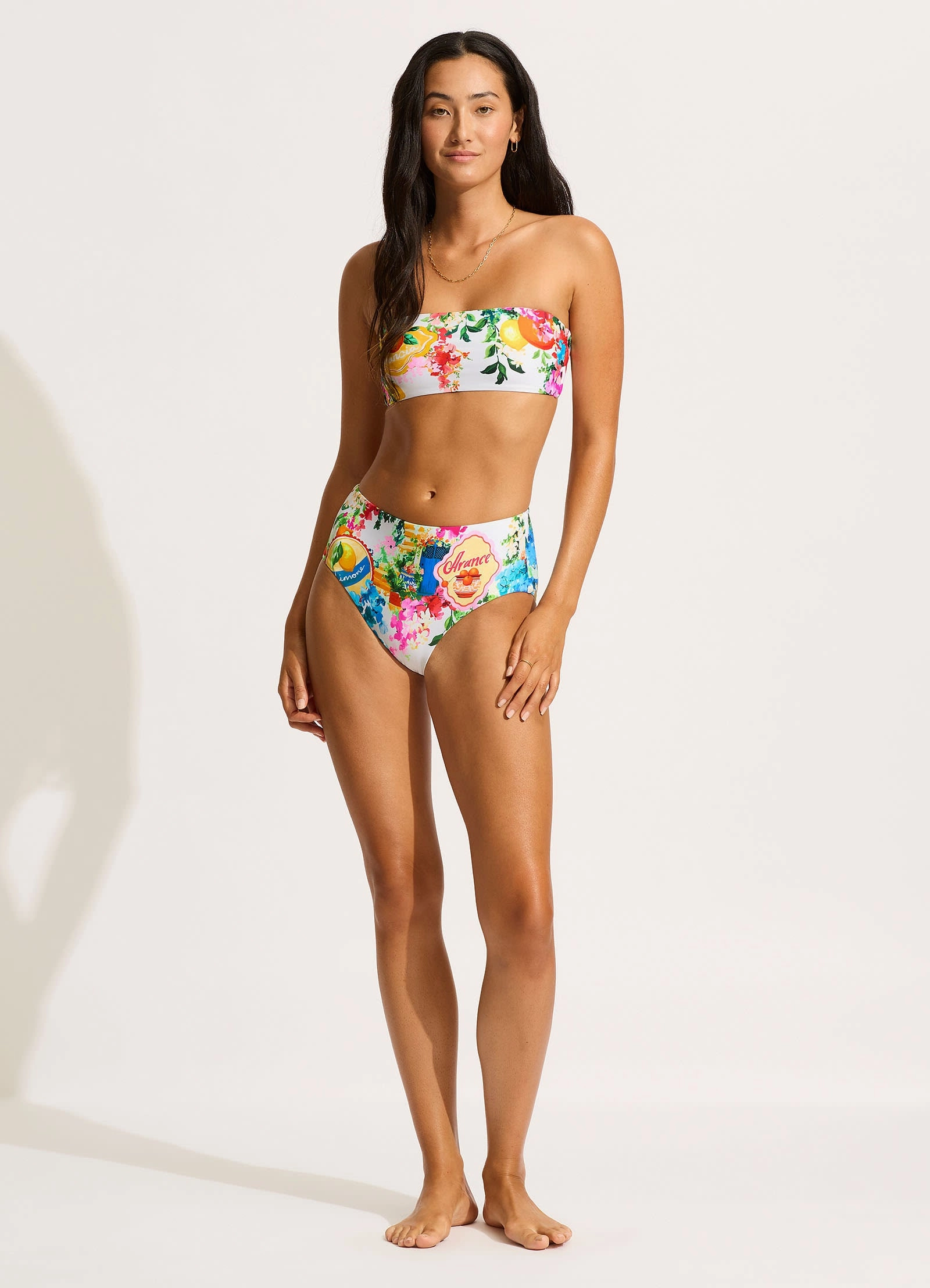 Ciao Bella Bandeau Bikini Top - White