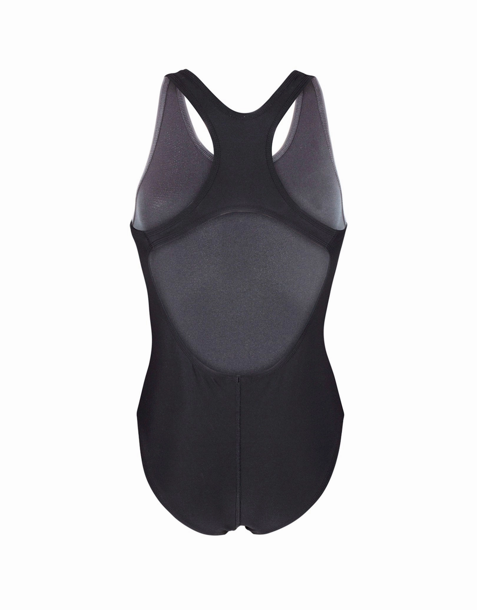 Classic Open Back Ladies Swimsuit - Black