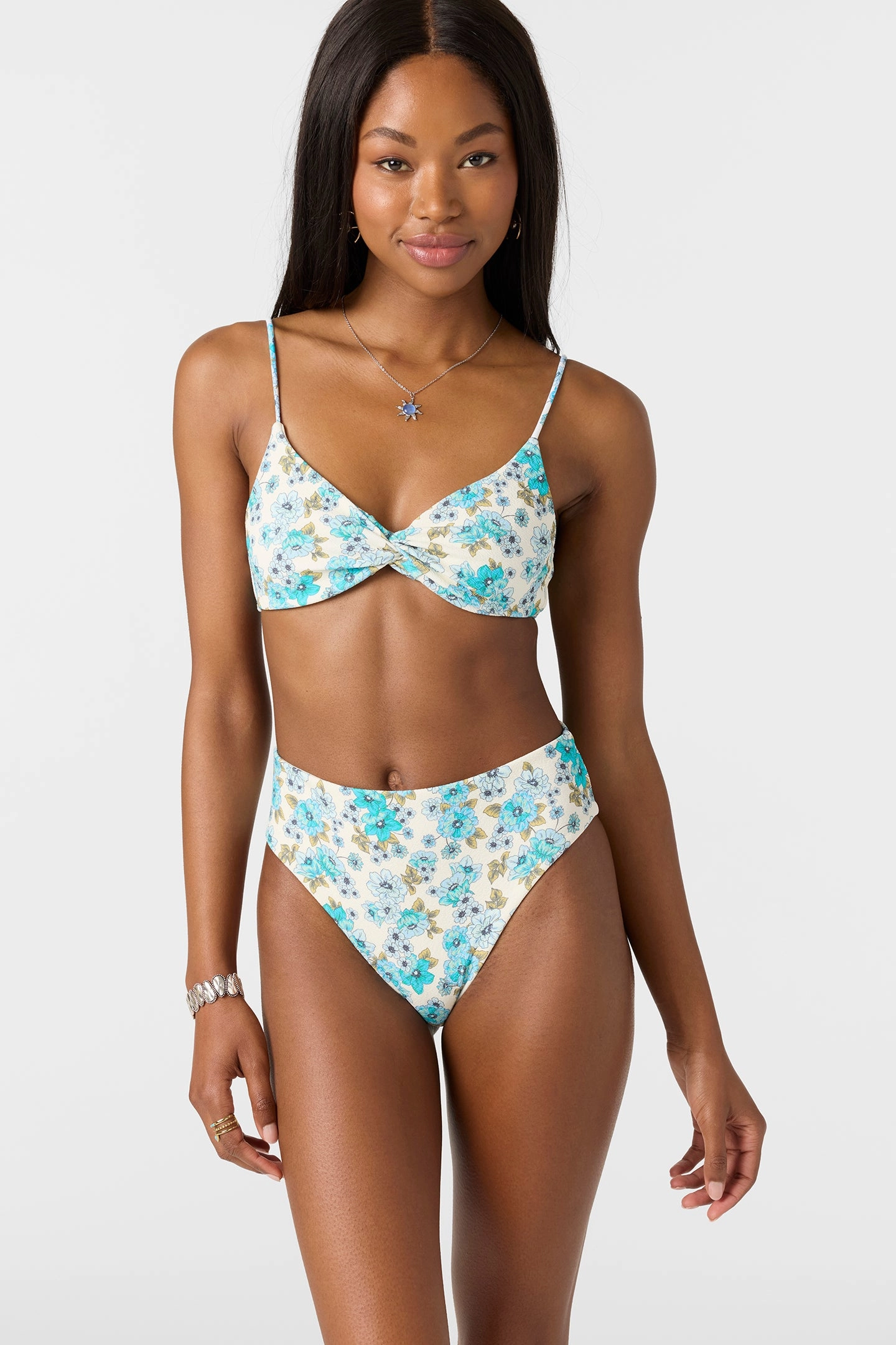 COASTAL FLORAL MALIBU TOP