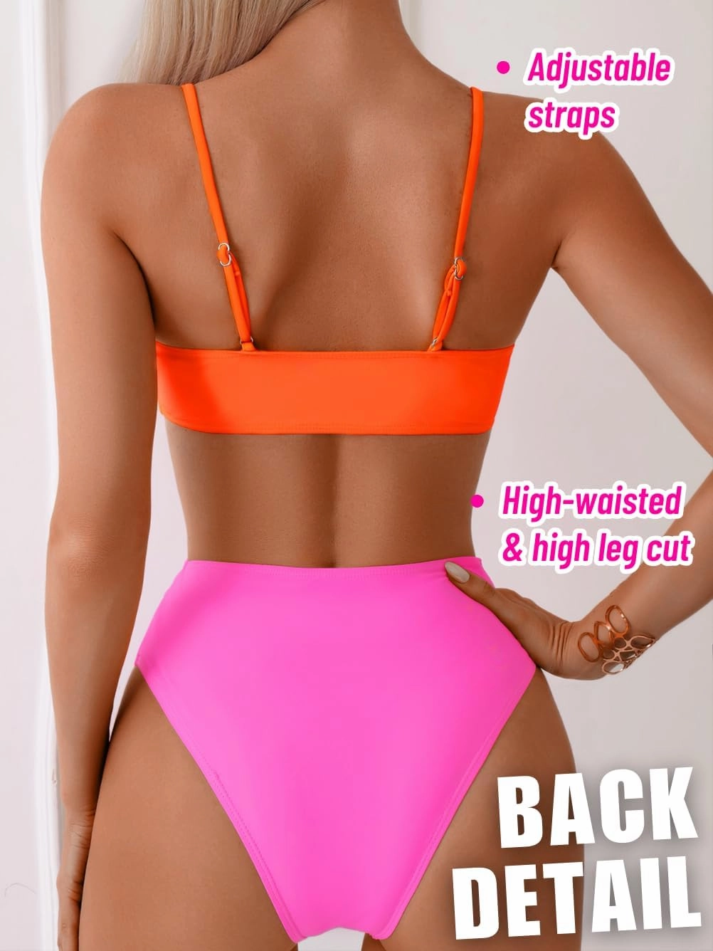 Color Block Swimsuit,Cut Out Sexy Monokini Women,Cheeky One Piece Swimsuits Beach Cruise Pool Party