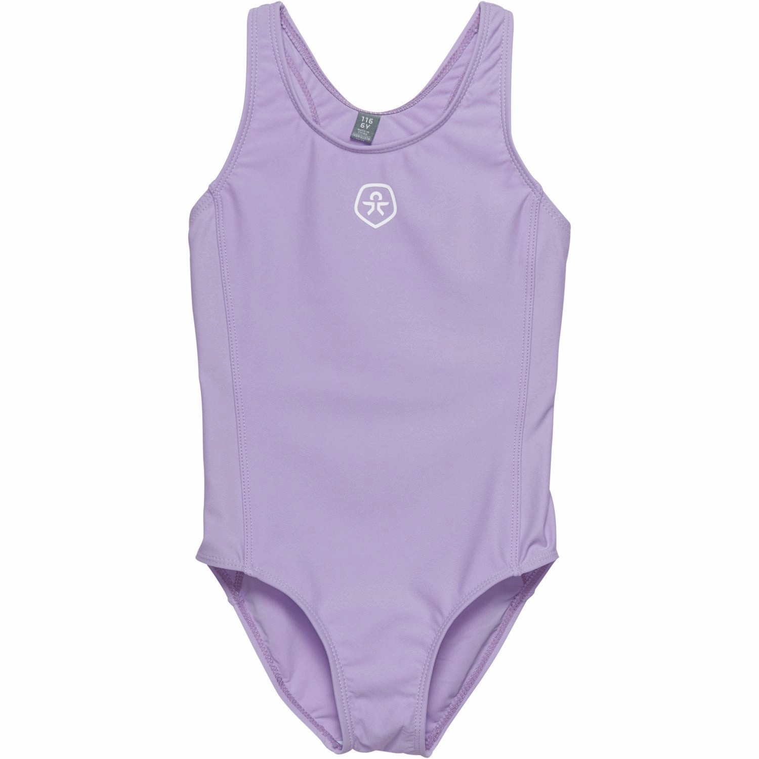 Color Kids Lavender Mist Swimsuit - Solid