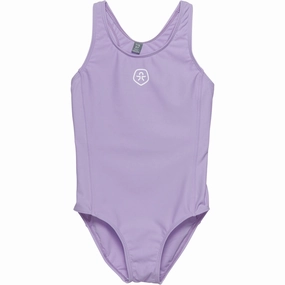 Color Kids Lavender Mist Swimsuit - Solid
