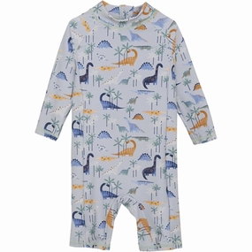 Color Kids Swimsuit AOP Puritan Gray