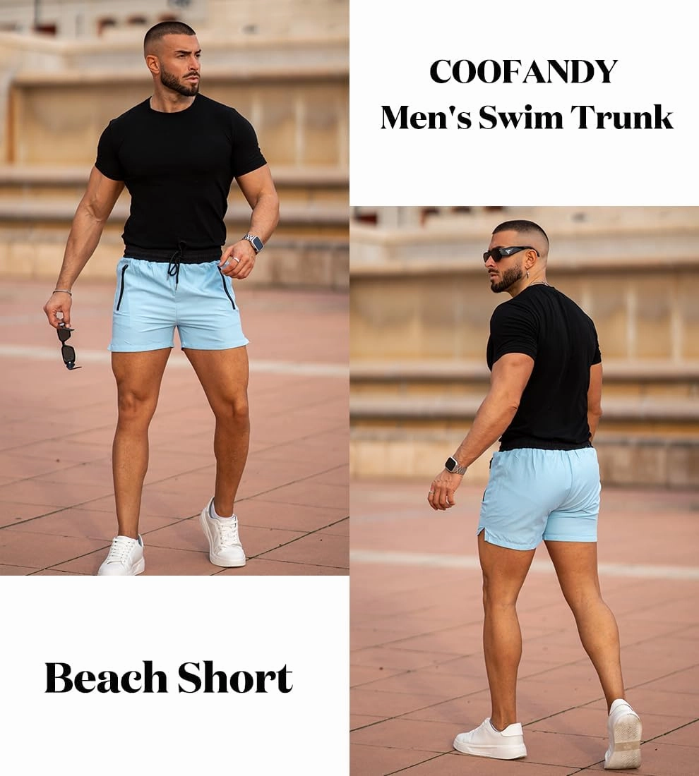 COOFANDY Men's Swim Trunk Swimwear Bathing Suit Swimsuit Board Beach Sport Short S-XXL