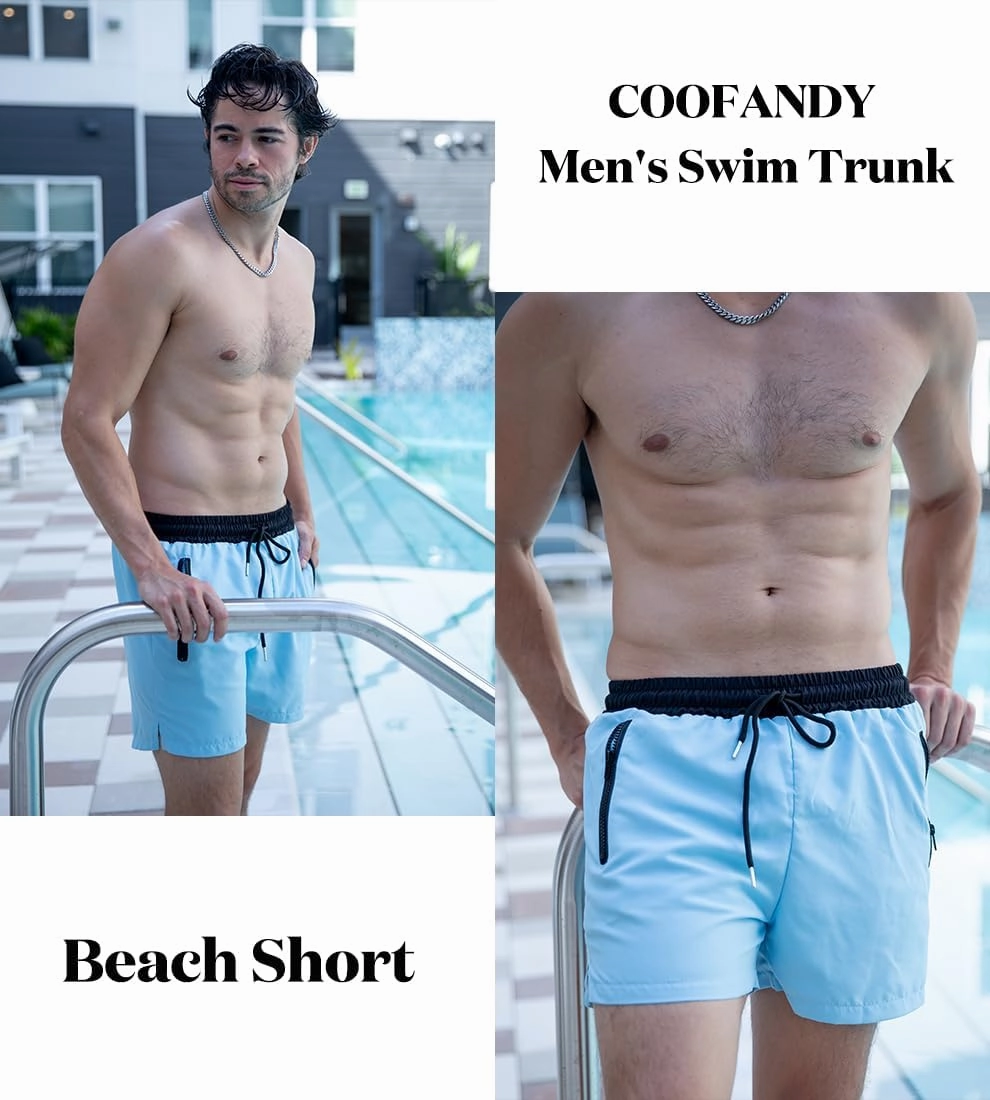 COOFANDY Men's Swim Trunk Swimwear Bathing Suit Swimsuit Board Beach Sport Short S-XXL