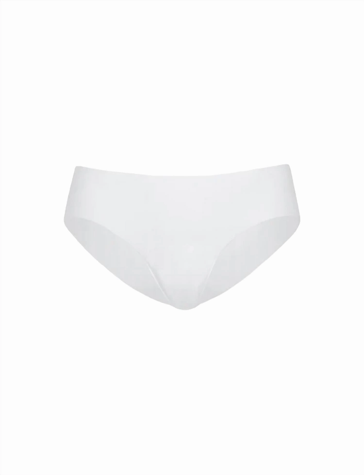Cotton Bikini Bottom In White