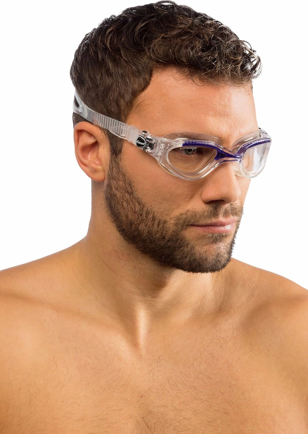Cressi Adult Comfortable Silicone Swimming Goggles for Indoor Pool and Outdoor Use - Flash: Made in Italy
