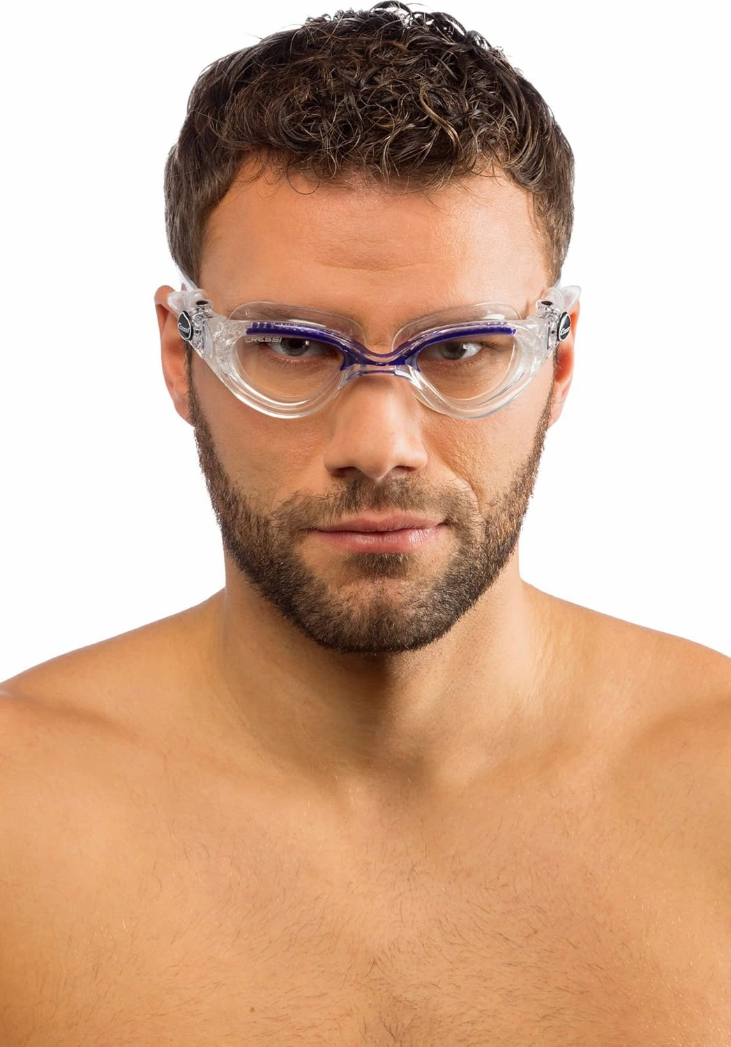 Cressi Adult Comfortable Silicone Swimming Goggles for Indoor Pool and Outdoor Use - Flash: Made in Italy