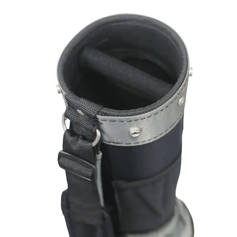 Longridge 5" Sunday Carry Bag - Black/Silver, Novelty golf head covers, Golf ball beer cooler
