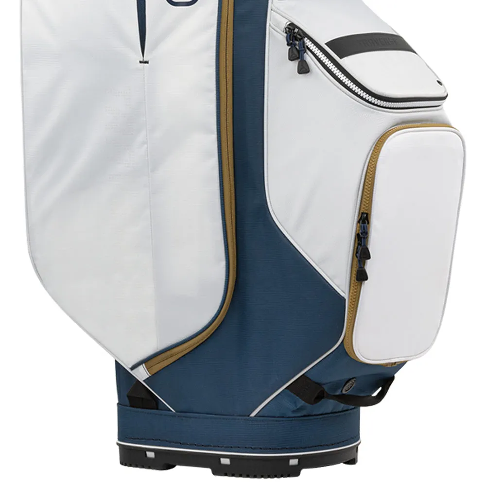 Ping Traverse 244 Cart Bag - Navy/Platinum/Gold, Golf ball retriever
