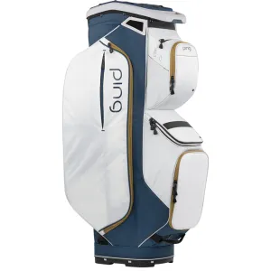 Crowd Favorite Ping Traverse 244 Cart Bag - Navy/Platinum/Gold Dont Miss, Golf divot tool