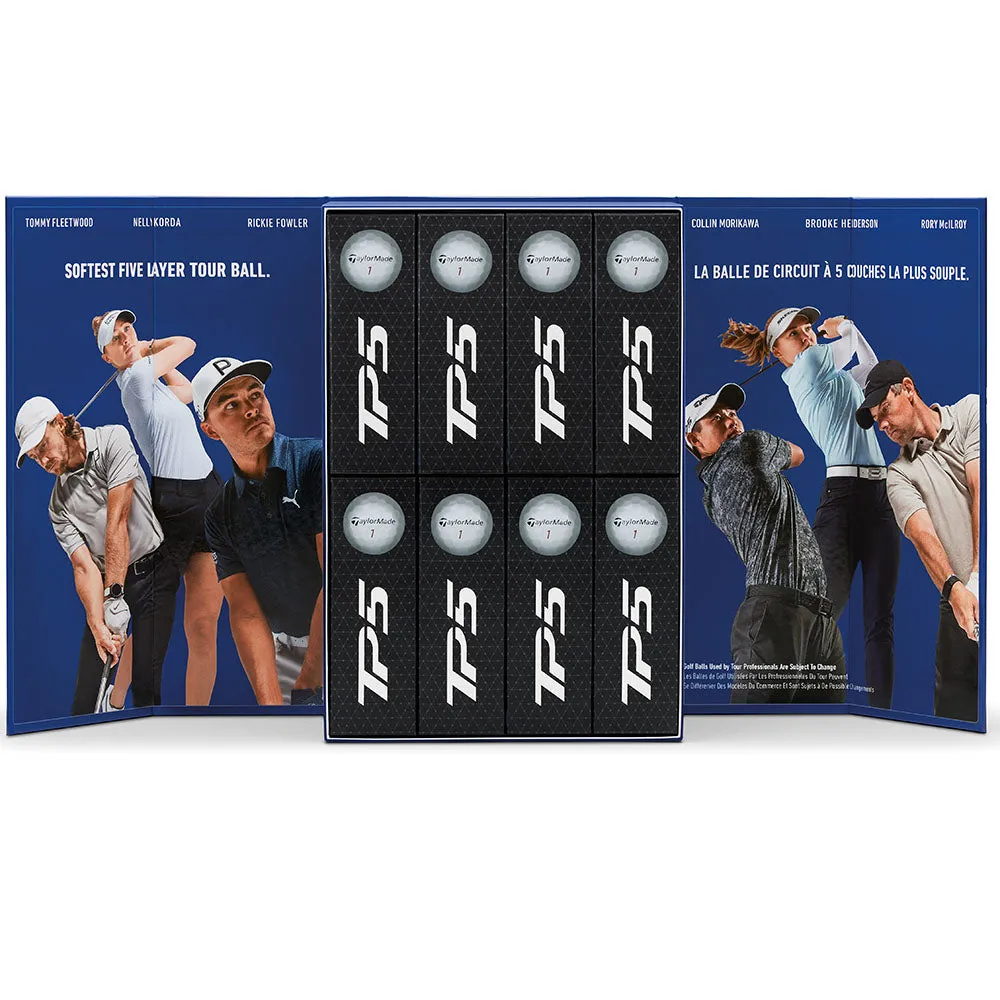 TaylorMade TP5 Golf Balls - White - 4 for 3 Dozen, Golf gear for seniors, Breathable golf pants