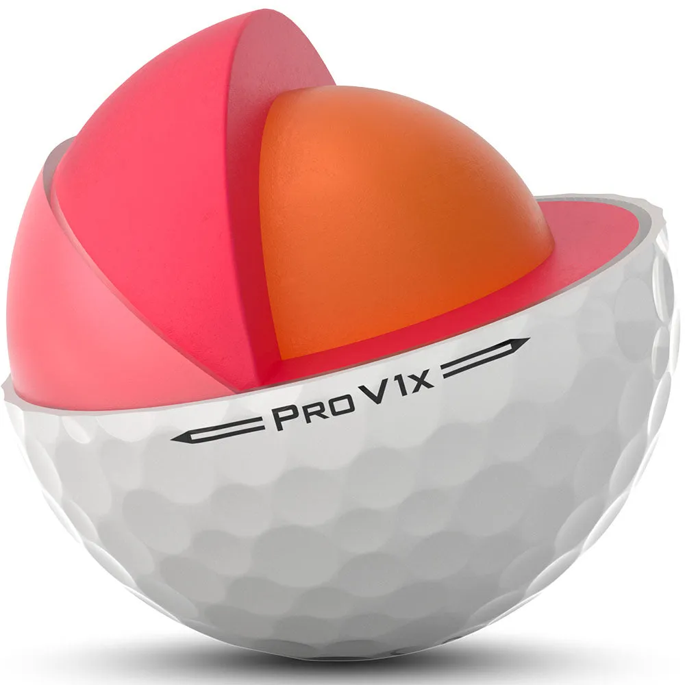 Titleist Pro V1x Golf Balls - White - 3-Ball Sleeve, SPF 50 golf shirts, Golf fitness equipment
