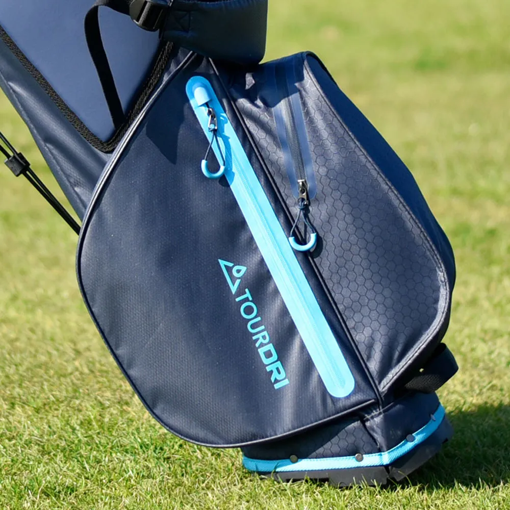 TourDri Waterproof Standbag - Navy/Aqua, Best golf gifts 2024