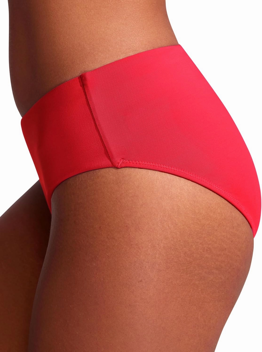CRZ YOGA Bikini Bottoms for Women Mid Rise Full Coverage Bathing Suit Swimsuit Basic Swim Briefs