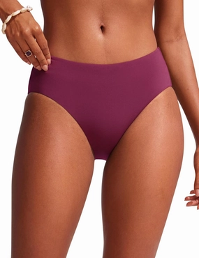 CRZ YOGA Bikini Bottoms for Women Mid Rise Full Coverage Bathing Suit Swimsuit Basic Swim Briefs