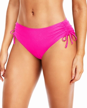 Daci Women Mid Waist Bikini Bottoms - Full Coverage Swim Bathing Suit Bottom Side Tied Swimsuit Bottoms