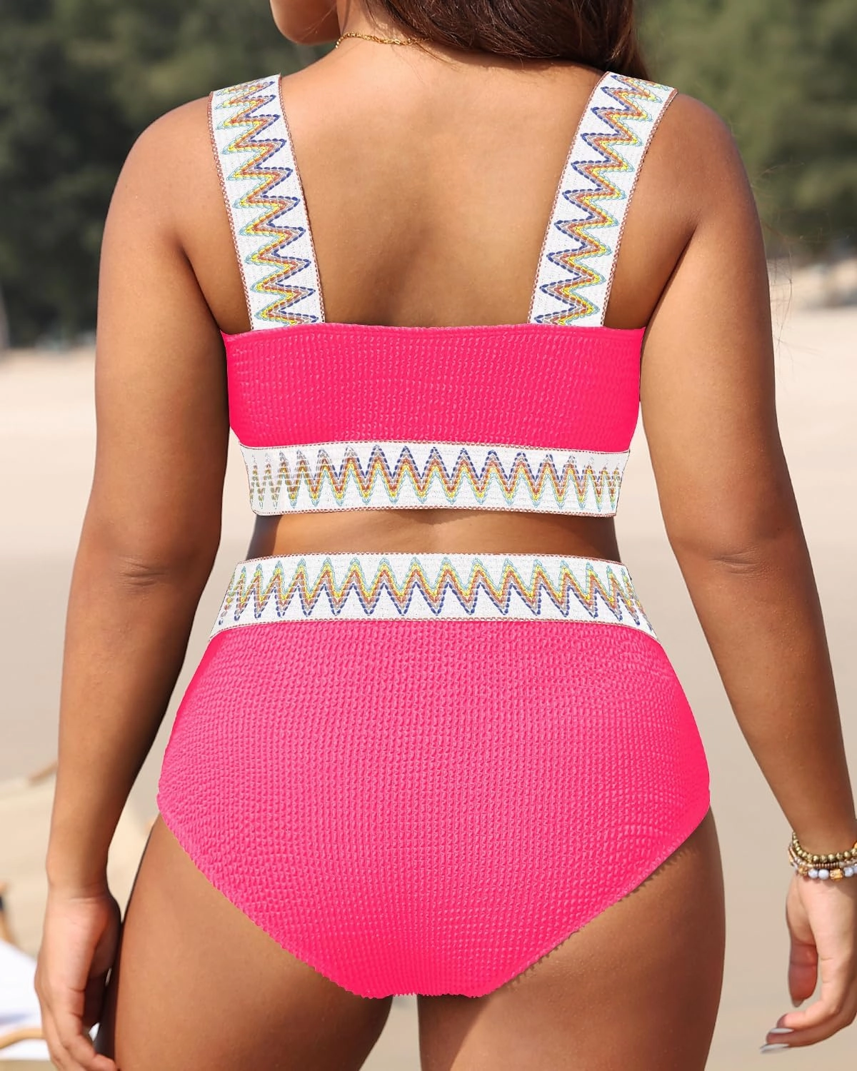 Daci Women Plus Size 2 Piece Swimsuits - High Waisted Bikini Sets Tummy Control Bathing Suit 2025 Swimwear