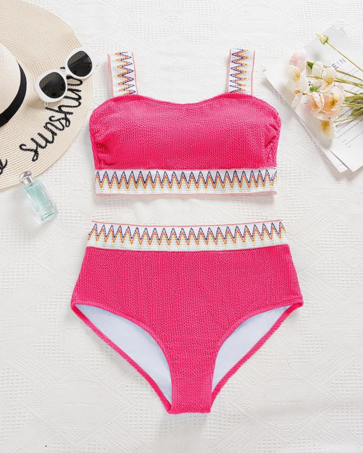 Daci Women Plus Size 2 Piece Swimsuits - High Waisted Bikini Sets Tummy Control Bathing Suit 2025 Swimwear