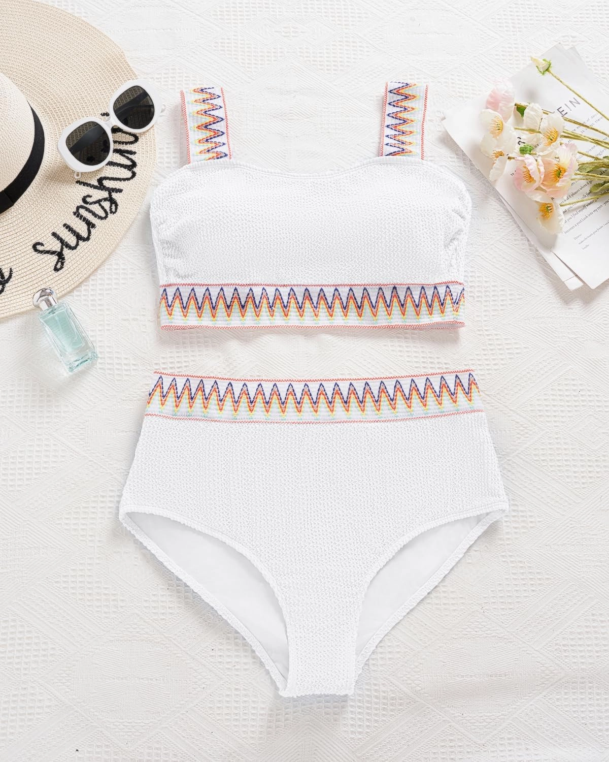 Daci Women Plus Size 2 Piece Swimsuits - High Waisted Bikini Sets Tummy Control Bathing Suit 2025 Swimwear