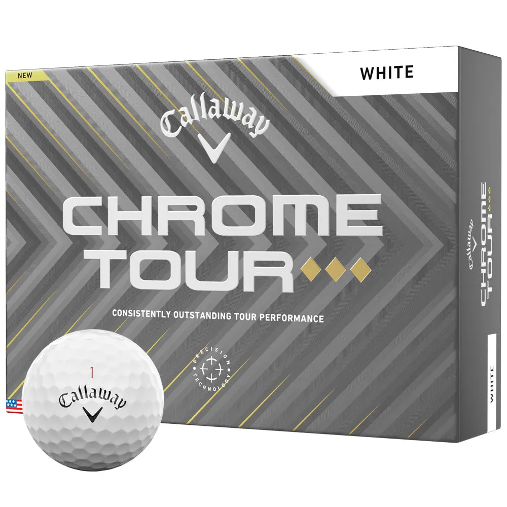 Daily Deal Callaway Chrome Tour TD Golf Balls - White - 12 Pack Quick Buy, Novelty golf head covers