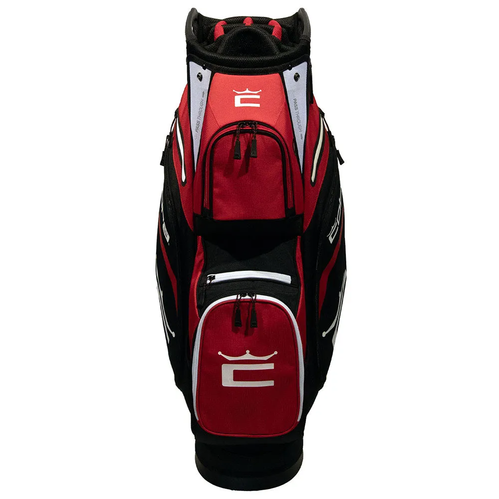 Cobra Signature Cart Bag - Bright White/High Risk Red/Puma Black, Golf rule book 2024