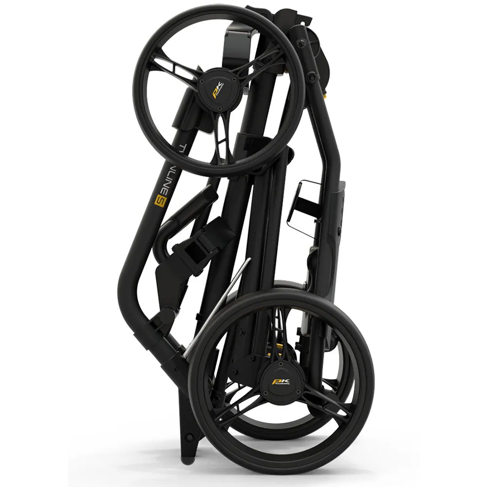 PowaKaddy Twinline 5 Lite 3-Wheel Push Trolley - Matte Black, Women's golf skirts, Black Friday golf deals