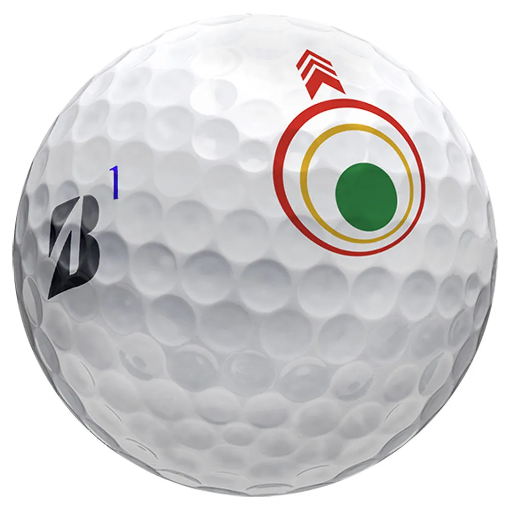 Bridgestone TOUR B RXS Golf Balls - MindSet - 12 Pack, Golf club cleaning brush, Golf club cleaner, Soft feel golf balls