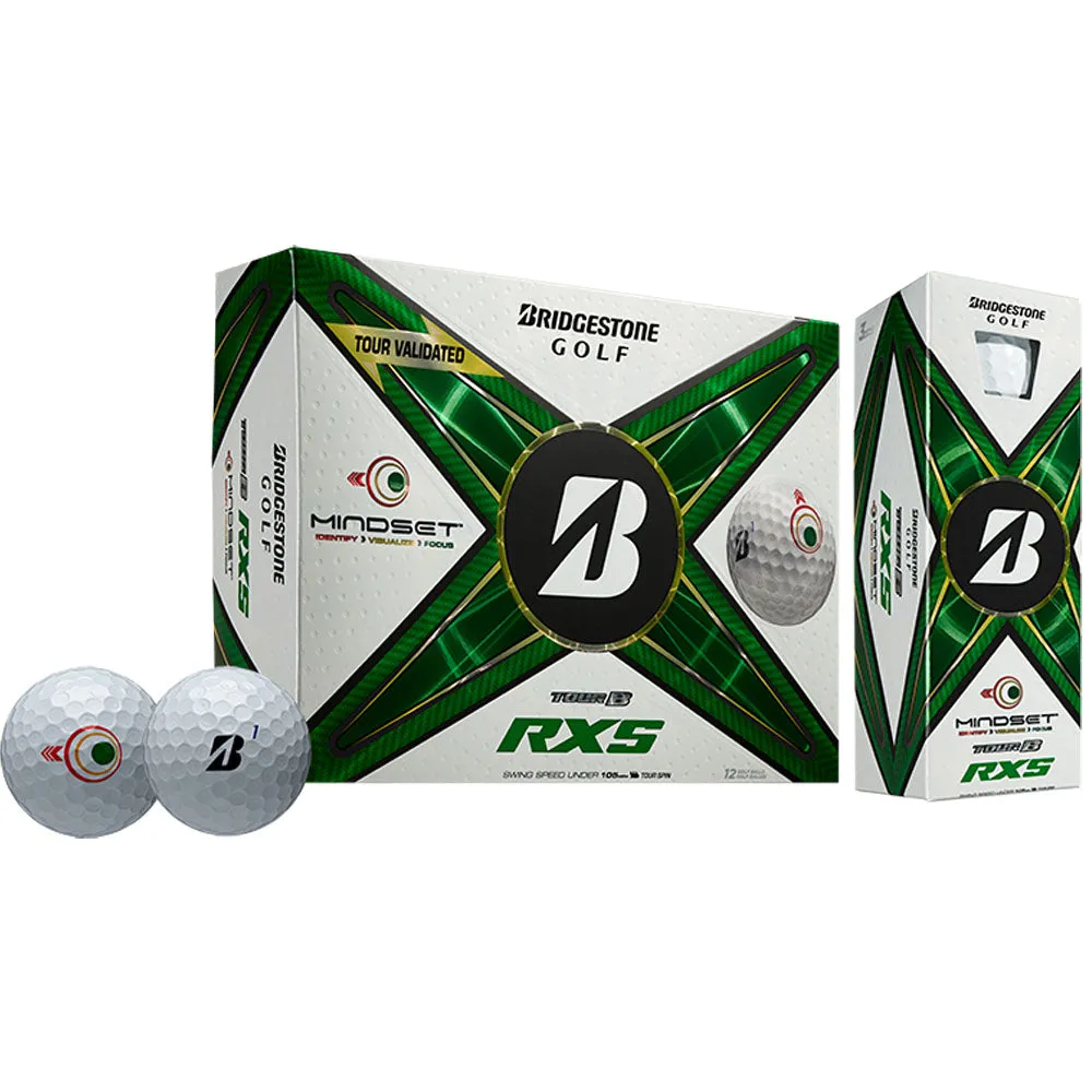 Bridgestone TOUR B RXS Golf Balls - MindSet - 12 Pack, Solar powered golf cart